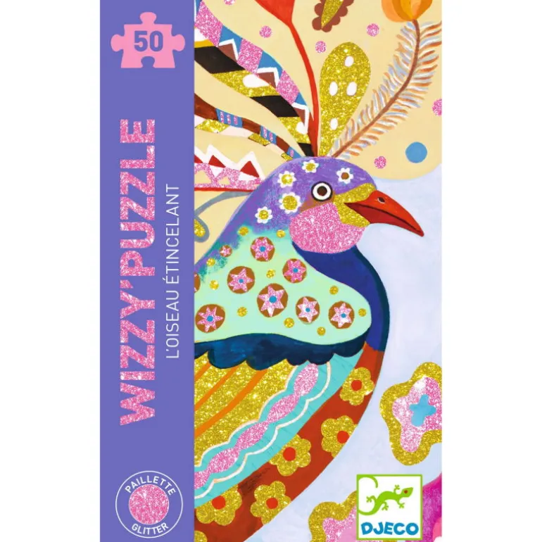 WIZZY' PUZZLE "l'oiseau étincelant" 50 pcs 7022<Djeco Hot