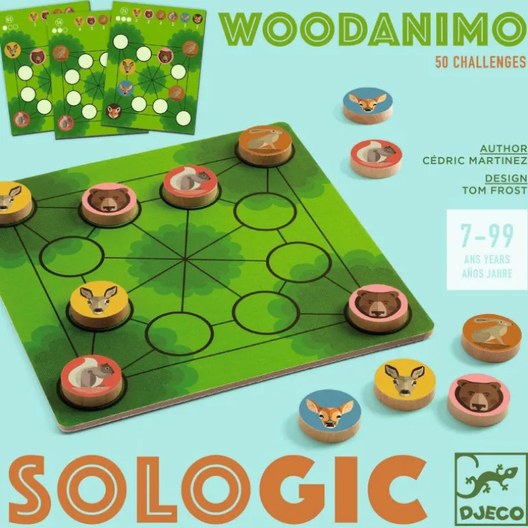 WOODANIMO Jeu Sologic de 8587<Djeco Clearance