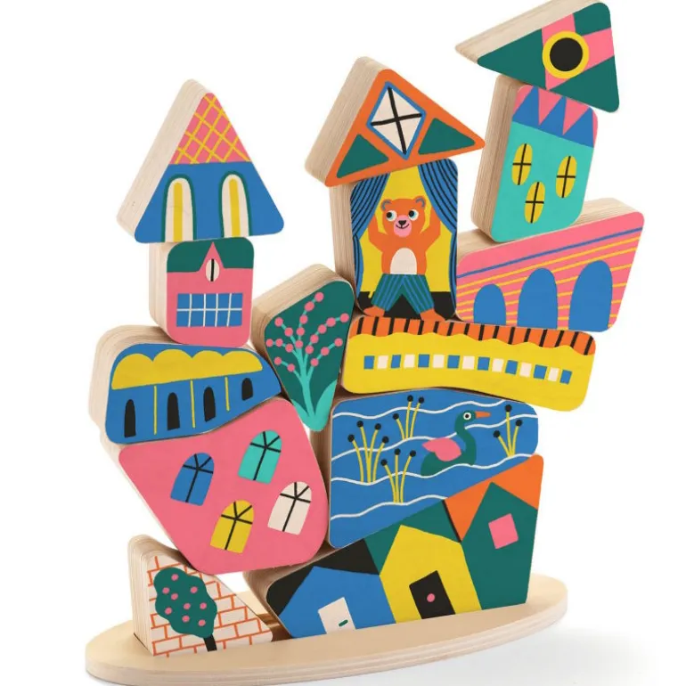 Ze Stakaboom, jeu de construction en bois 6438<Djeco Fashion