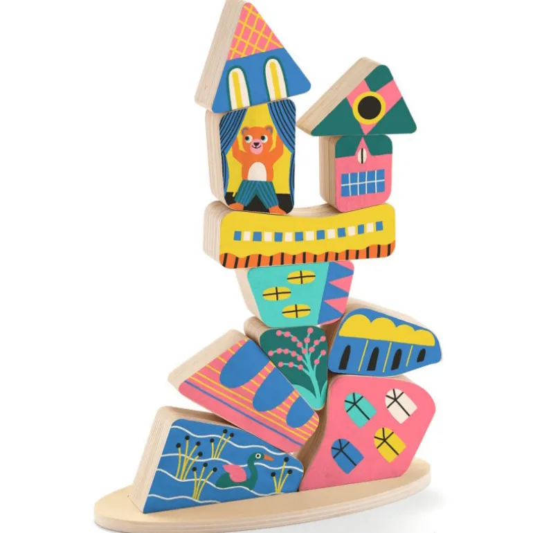Ze Stakaboom, jeu de construction en bois 6438<Djeco Fashion